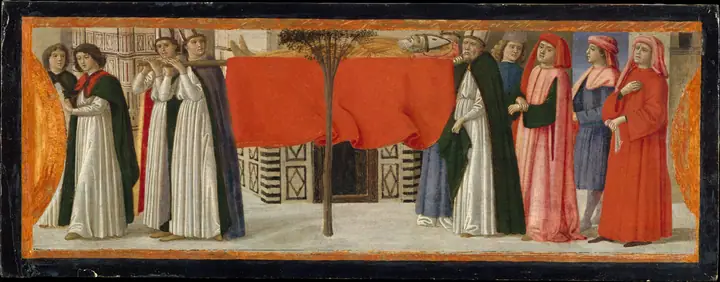 El entierro de San Zenobio, Davide Ghirlandaio