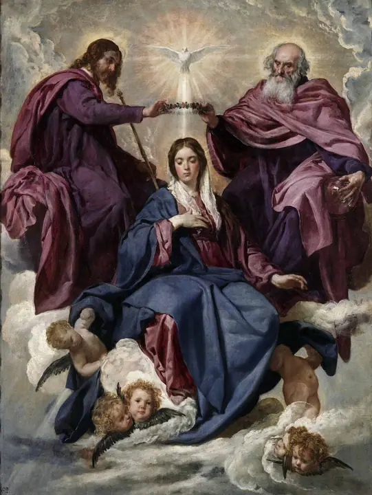 Coronación de la Virgen, Diego Velázquez