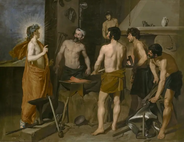La fragua de Vulcano, Diego Velázquez