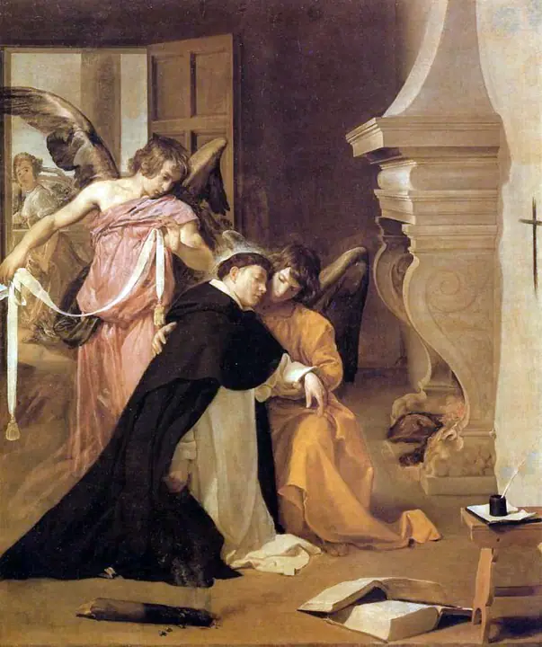 Tentación de Santo Tomás de Aquino, Diego Velázquez