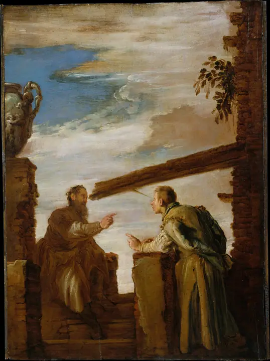 La parábola de la paja y la viga, Domenico Fetti