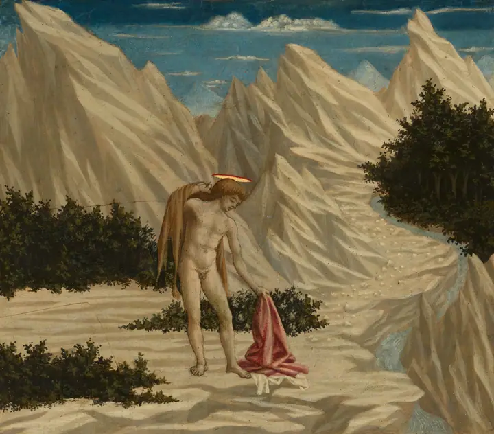 San Juan en el desierto, Domenico Veneziano