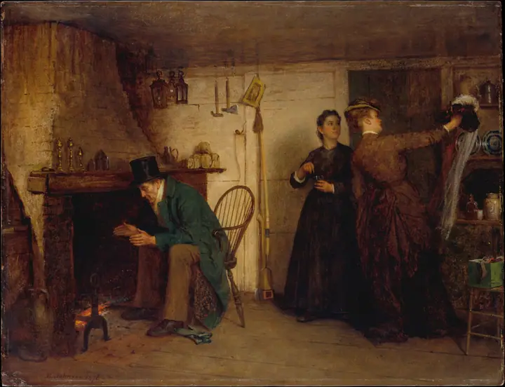 El sombrero nuevo, Eastman Johnson