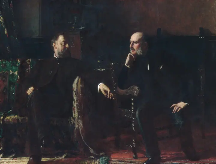 La ley de financiación, Eastman Johnson