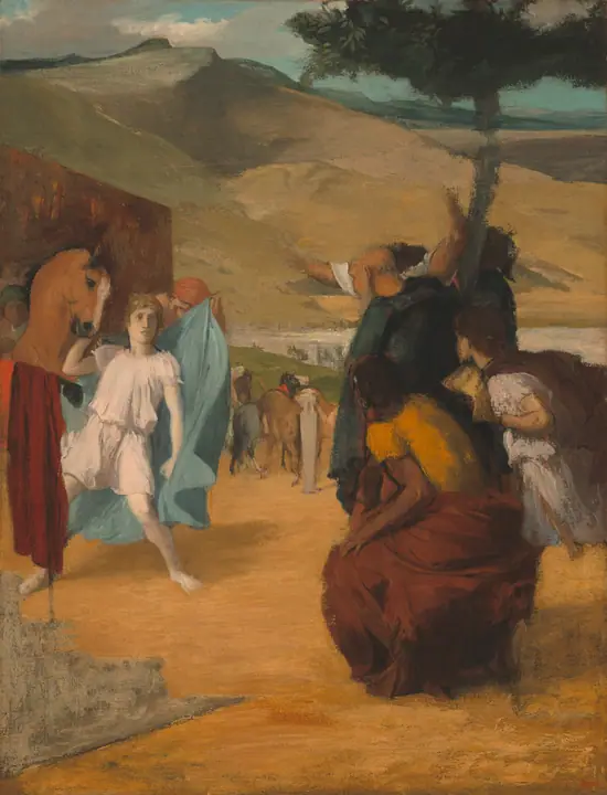 Alejandro y Bucéfalo, Edgar Degas