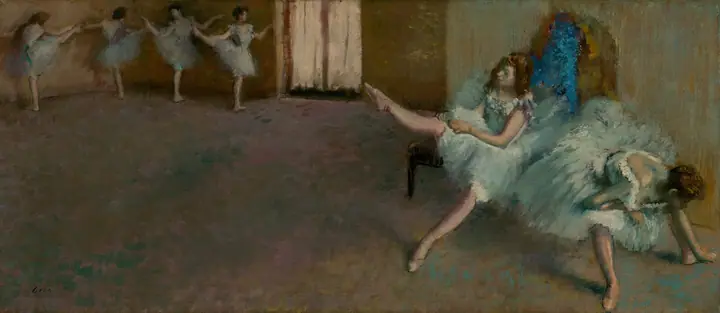 Antes del ballet, Edgar Degas