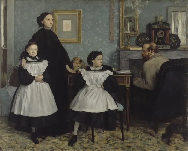 La familia Bellelli, Edgar Degas