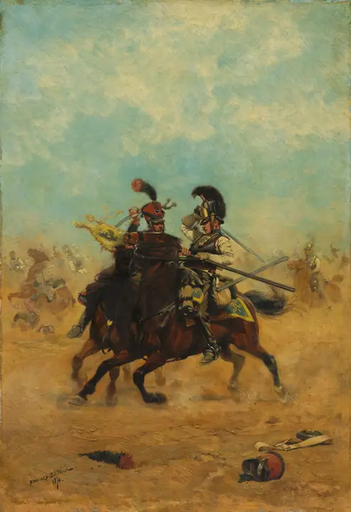Combate por las banderas, Édouard Detaille