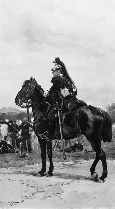 Dragón a caballo, Edouard Detaille