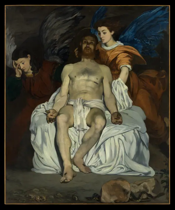 Cristo muerto con ángeles, Édouard Manet
