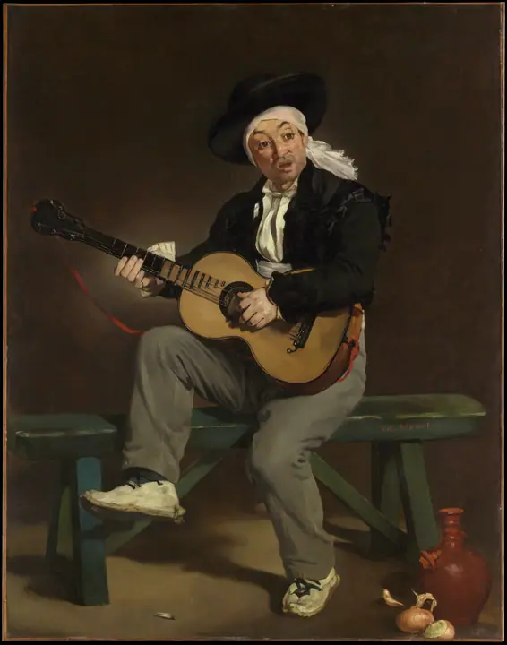 El cantante español, Édouard Manet