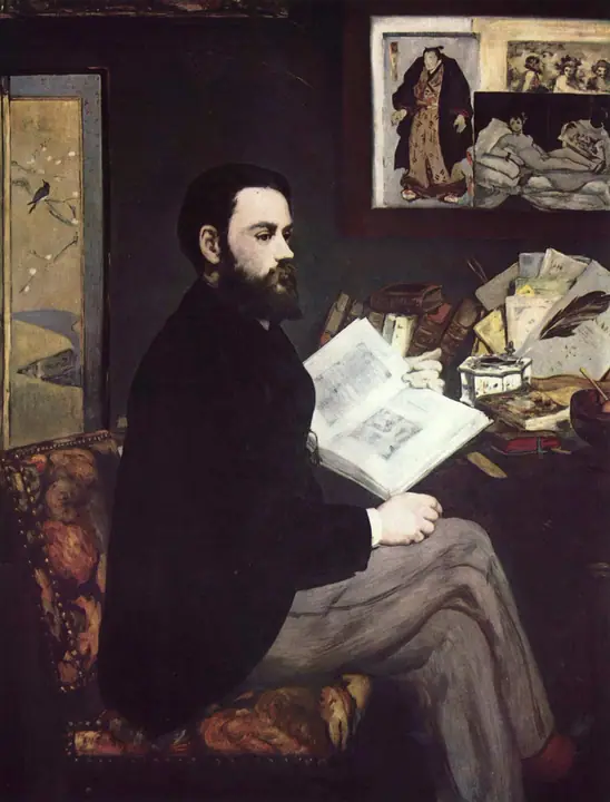 Retrato de Émile Zola, Édouard Manet
