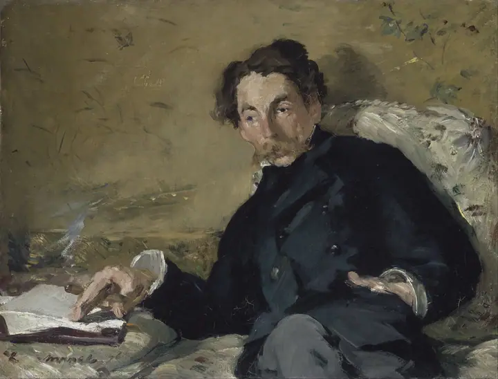 Retrato de Stéphane Mallarmé, Édouard Manet