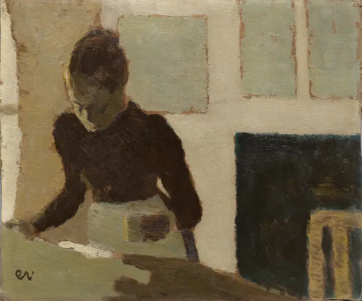 Mujer planchando, Édouard Vuillard