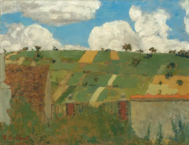 Paisaje de la Isla de Francia, Édouard Vuillard