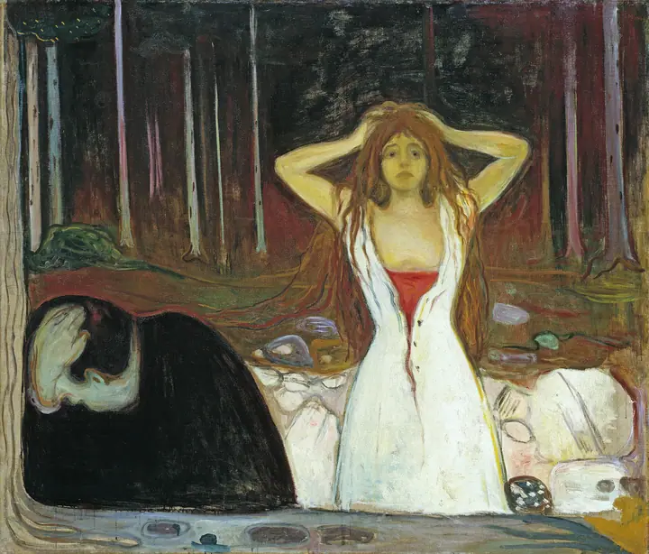 Cenizas, Edvard Munch