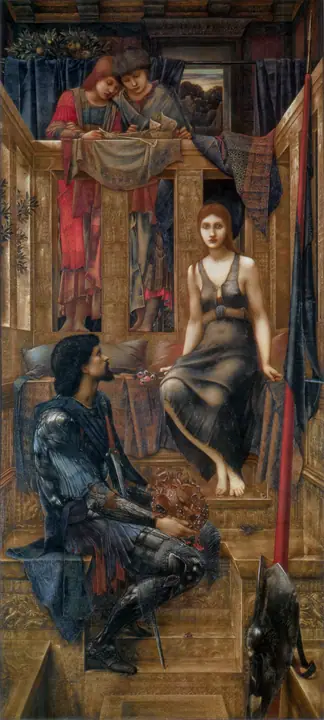 El rey Cophetua y la mendiga, Edward Burne-Jones