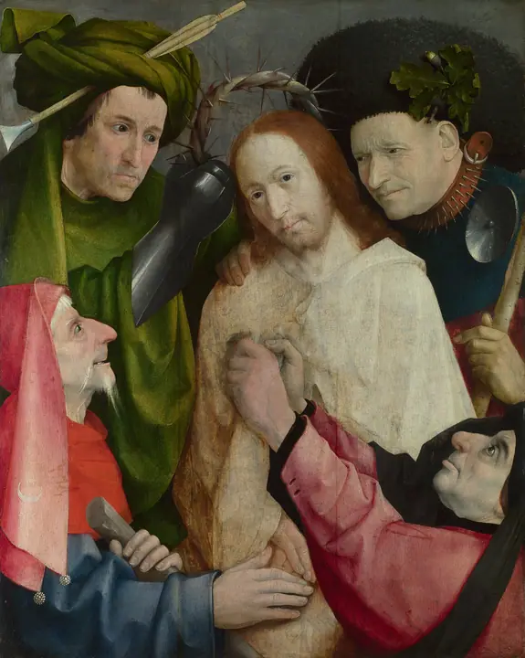 La coronación de espinas, El Bosco