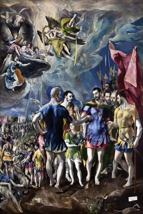 El martirio de San Mauricio, El Greco