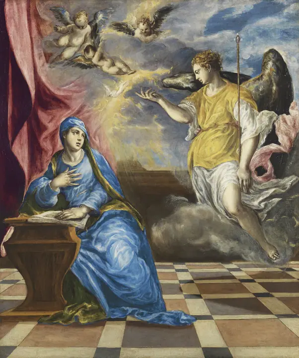 La Anunciación (Etapa final), El Greco