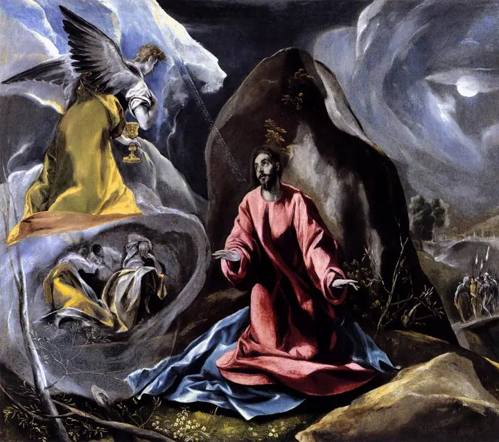 La oración en el huerto, El Greco