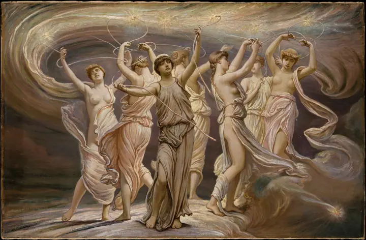 Las Pléyades, Elihu Vedder