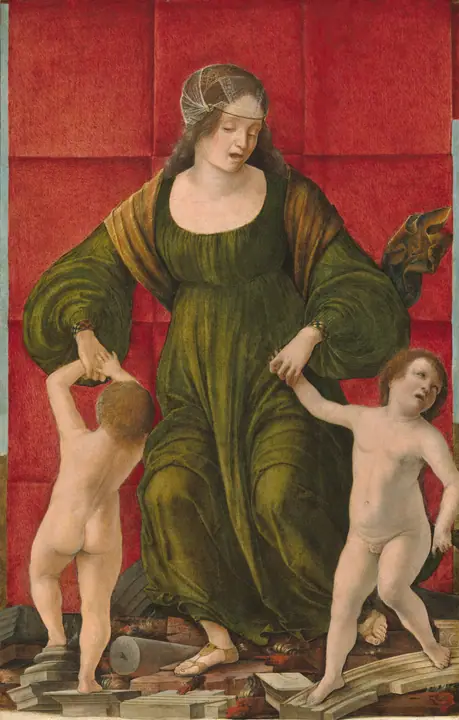 La esposa de Asdrúbal y sus hijos, Ercole de' Roberti