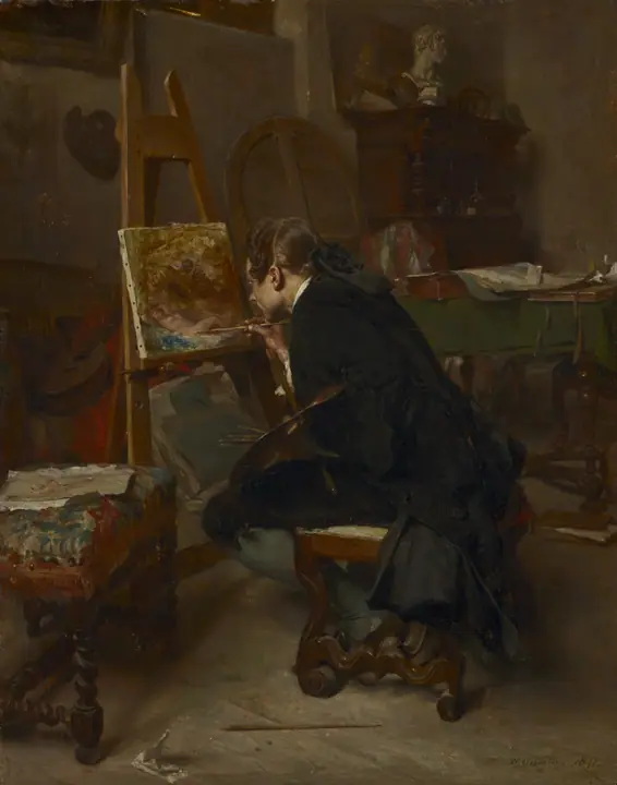 Un pintor, Ernest Meissonier