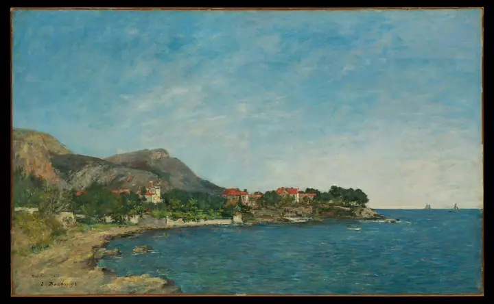 Beaulieu, la bahía de Fourmis, Eugène Boudin