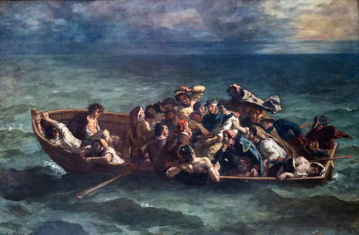 El naufragio de Don Juan, Eugène Delacroix