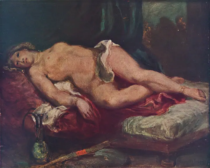 Odalisca reclinada, Eugène Delacroix
