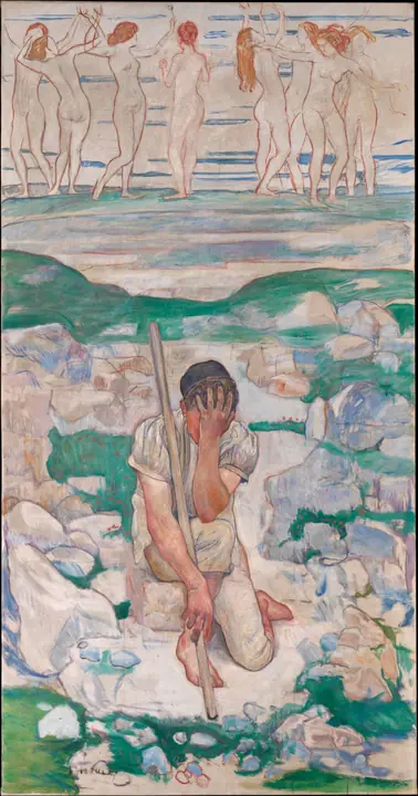 El sueño del pastor, Ferdinand Hodler