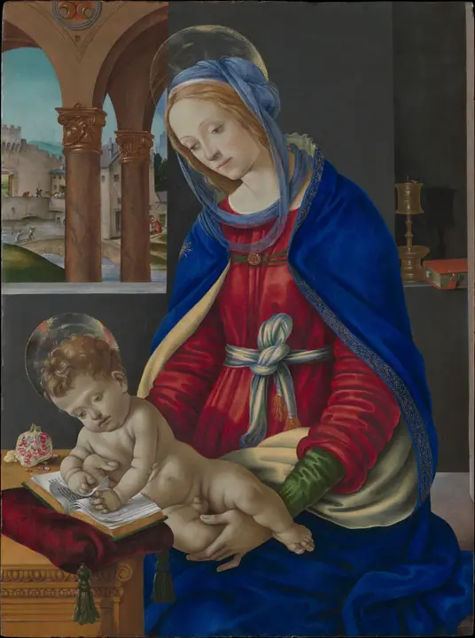Virgen con el Niño, Filippino Lippi