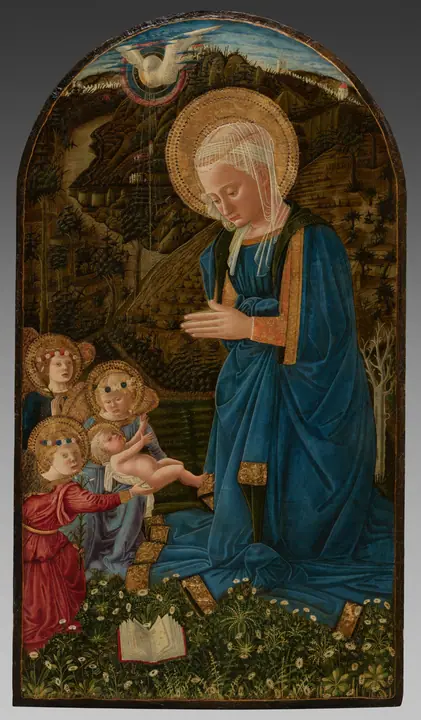 Virgen con el Niño y ángeles, Fra Filippo Lippi