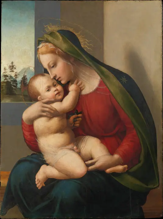 Virgen con el Niño, Francesco Granacci