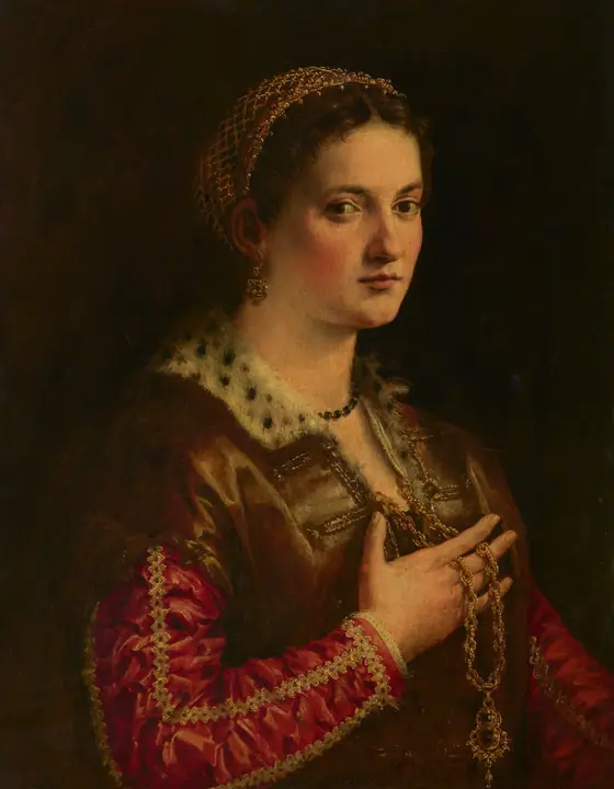 Retrato de una dama, Francesco Salviati