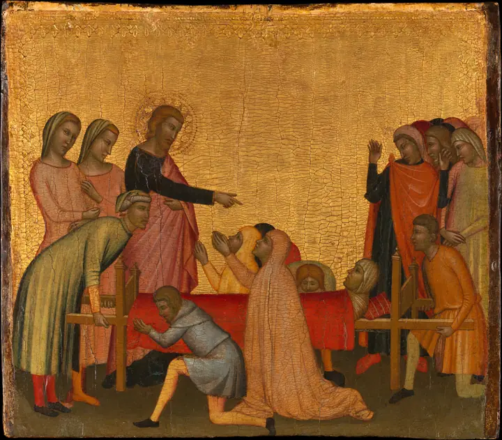 San Juan Evangelista resucita a Sateo, Francescuccio Ghissi