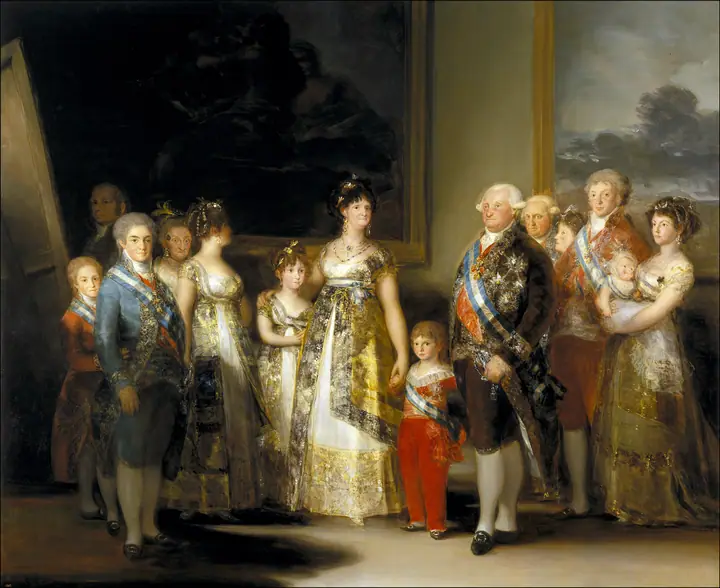 Carlos IV de España y su familia, Francisco de Goya
