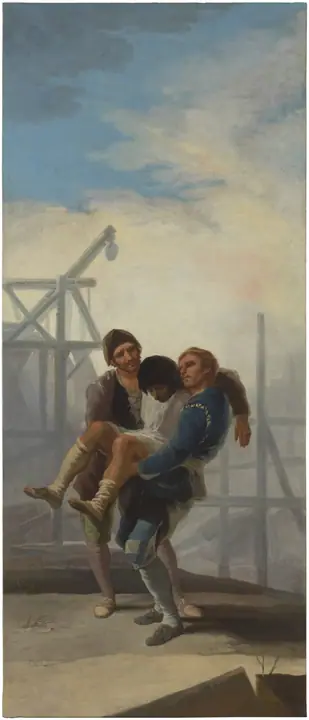 El albañil herido, Francisco de Goya