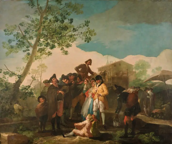 El ciego de la guitarra, Francisco de Goya