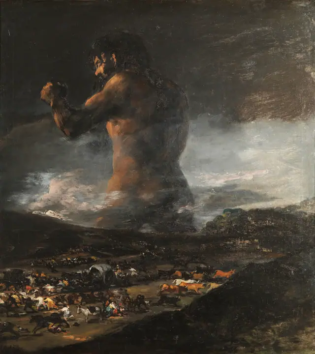 El coloso, Francisco de Goya