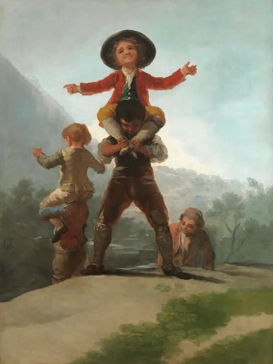 Las gigantillas, Francisco de Goya