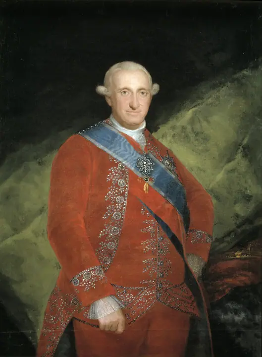 Retrato de Carlos IV de rojo, Francisco de Goya
