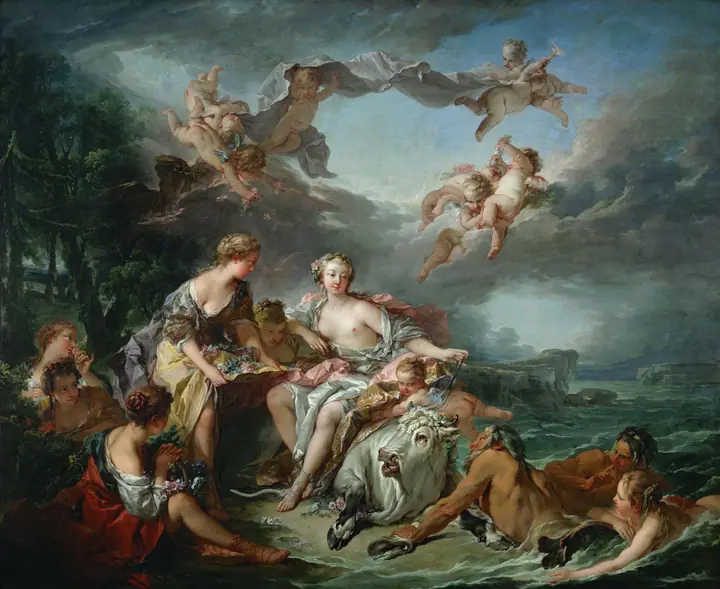 El rapto de Europa, François Boucher