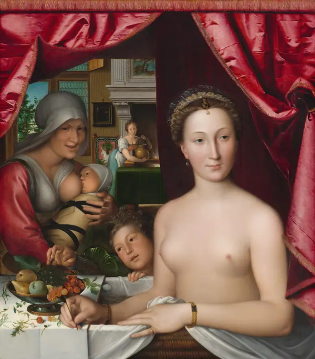 Dama en el baño, François Clouet