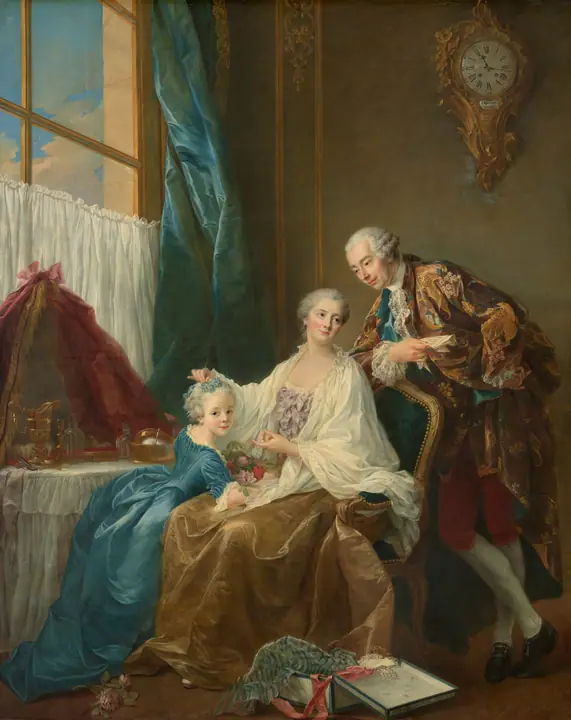 Retrato de familia, François-Hubert Drouais