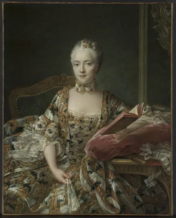 Retrato de la marquesa de Aguirandes, François Hubert Drouais