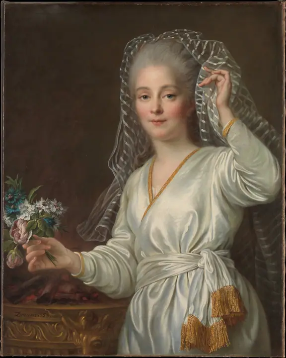Retrato de una joven como vestal, François Hubert Drouais