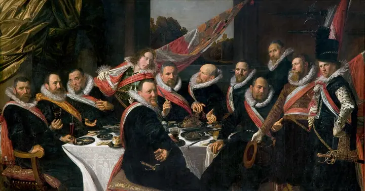 Los oficiales de San Jorge, Frans Hals