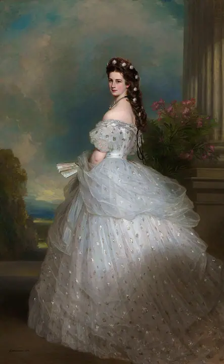 Retrato de Isabel de Baviera (Sissi), Franz Xaver Winterhalter